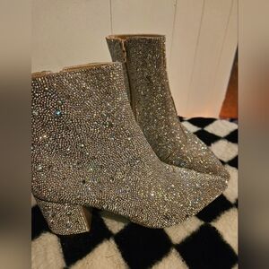 Betsey Johnson Sparkle Boots